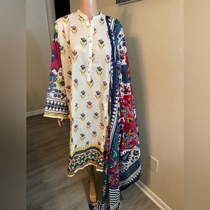 Junaid Jamshed 3pc Shalwar Kameez